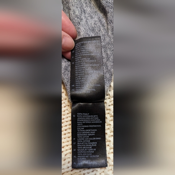 ⚡ H&M top color grey size XL - Picture 7 of 8